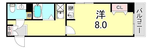 サンハウス神戸の物件間取画像